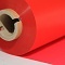 Fluorescent red thermal transfer ribbon