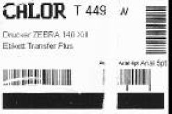 Thermal transfer printing: sickle-shaped white voids